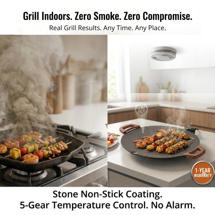 ZORKX Indoor Smokeless Grill™