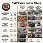 ZORKX Indoor Smokeless Grill™
