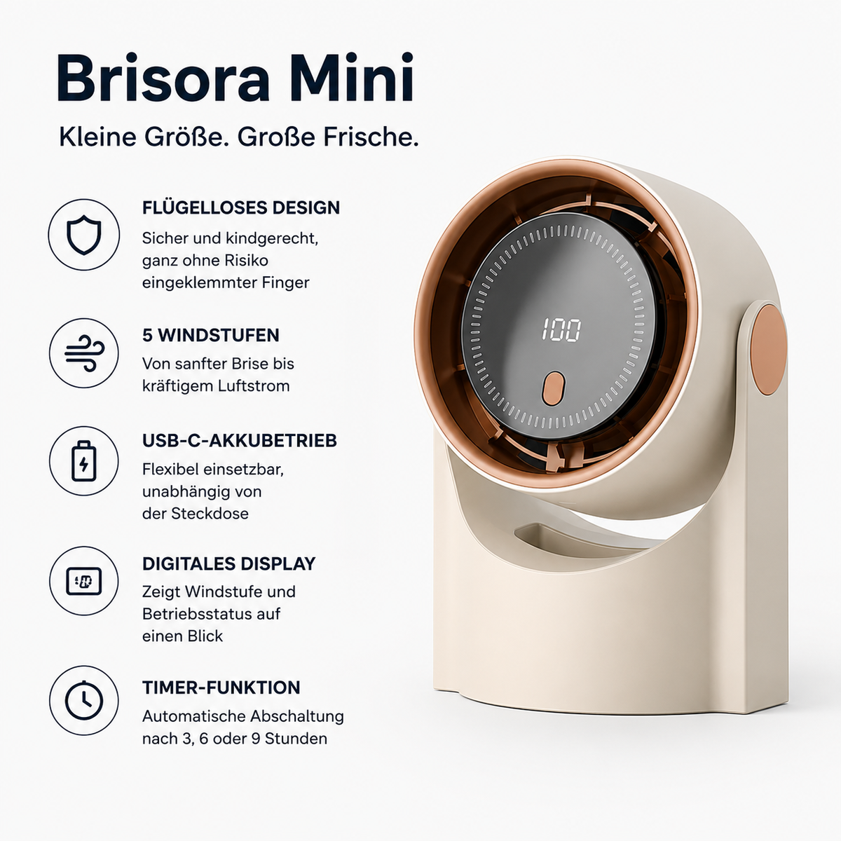Brisora Mini | Mini Ventilator USB