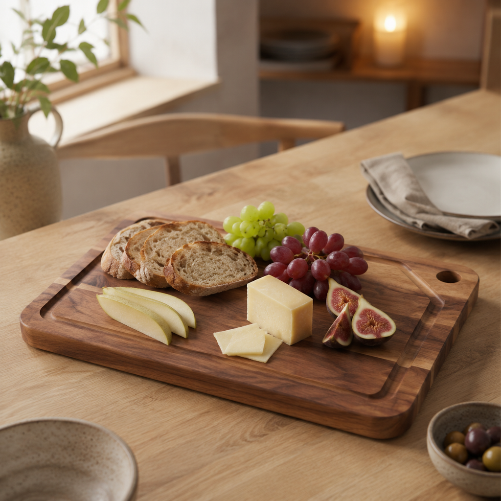ForestBoard | Schneidebrett Holz Set aus Akazienholz