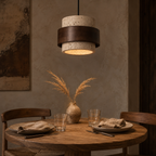 TravertinLux | Pendelleuchte Holz