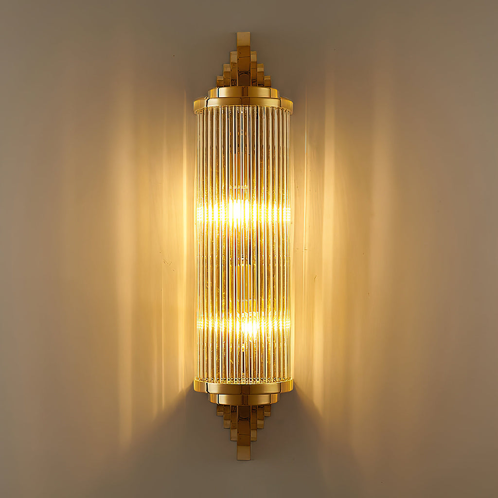 Gatsby Wandlampe | Art-Deco-Eleganz in Gold