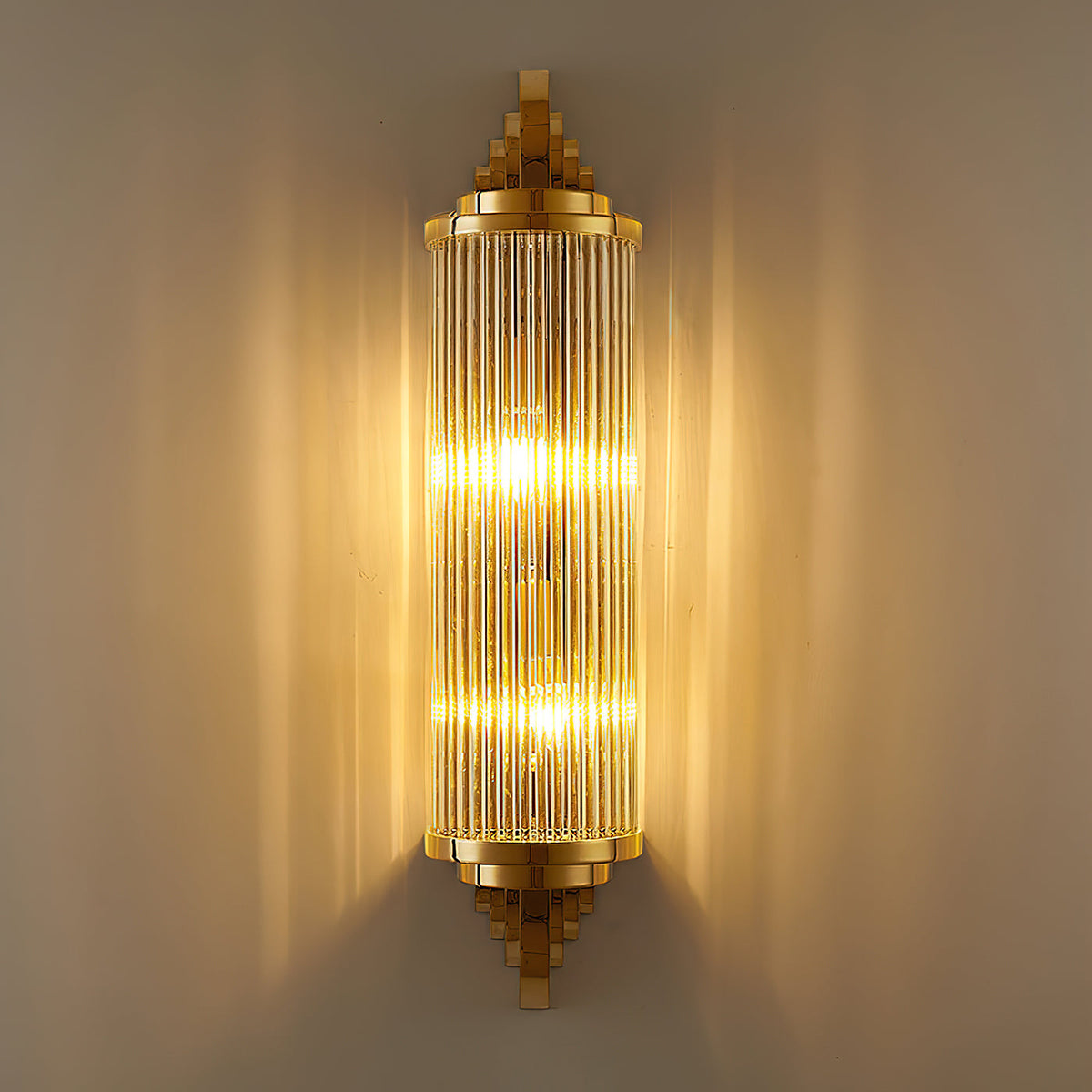 Gatsby Wandlampe | Art-Deco-Eleganz in Gold