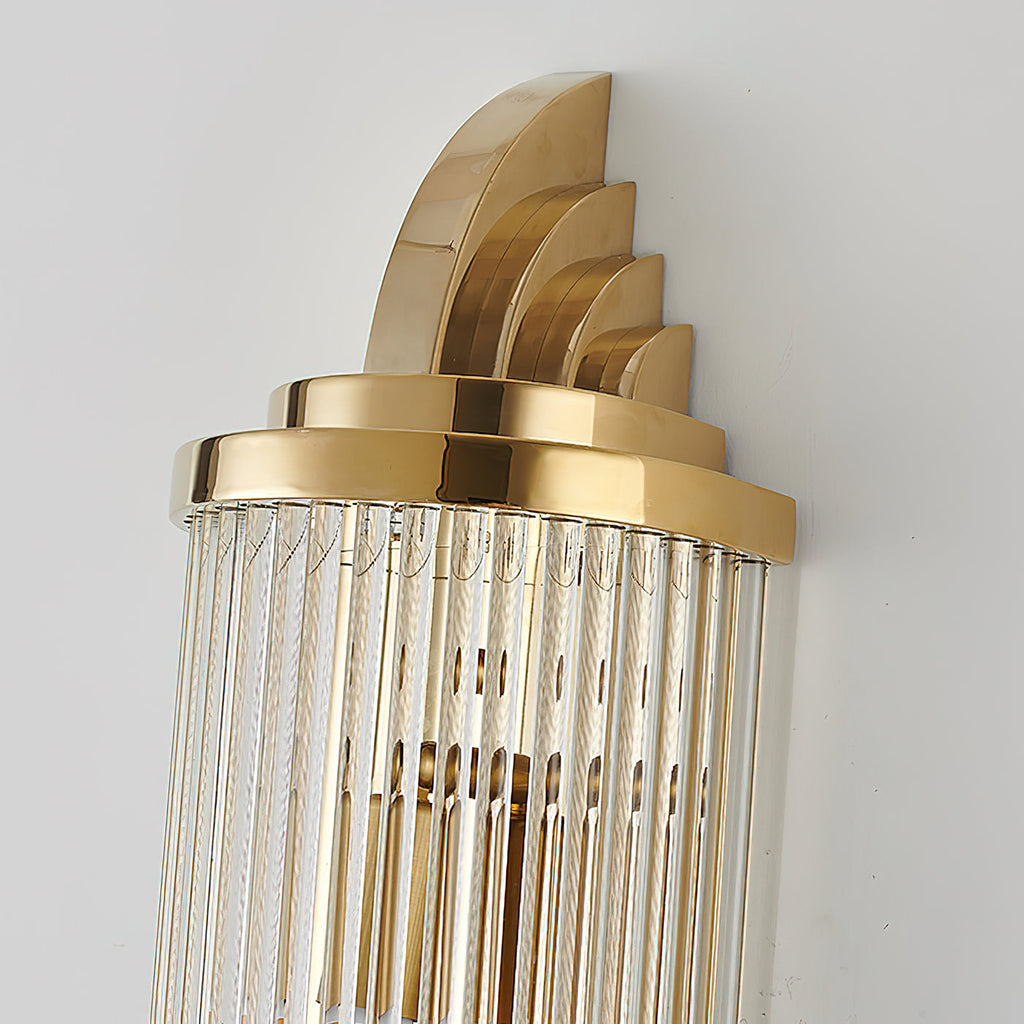 Gatsby Wandlampe | Art-Deco-Eleganz in Gold