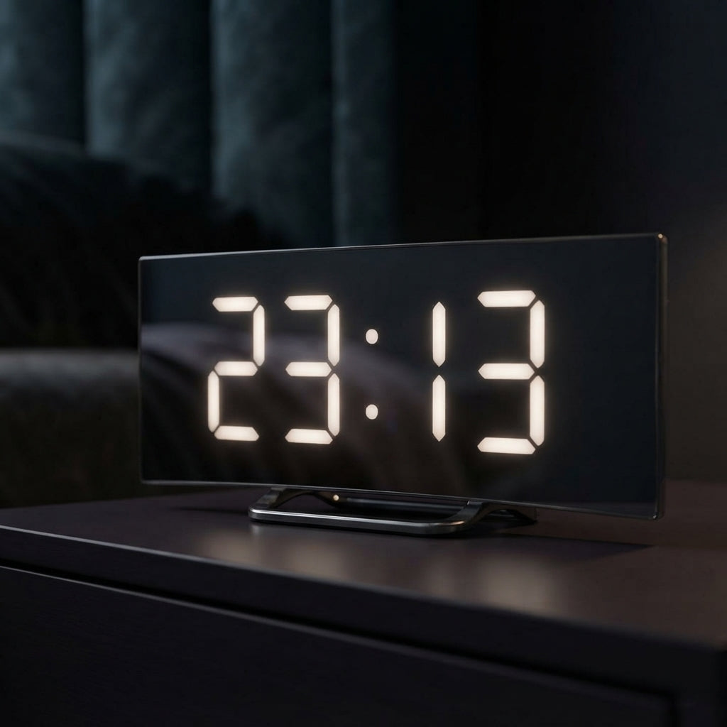MirrorClock | Digitaler LED Spiegel Wecker