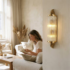 Gatsby Wandlampe | Art-Deco-Eleganz in Gold