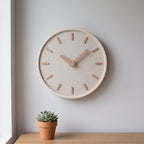 DashClock | Wanduhr Holz Lautlos