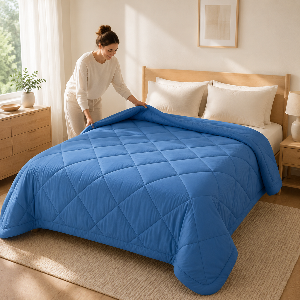 DreamWrap | 2-in-1 Bettdecke ohne Bettwäsche