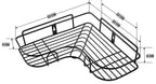 EckoShelf | Duschablage Ecke ohne Bohren