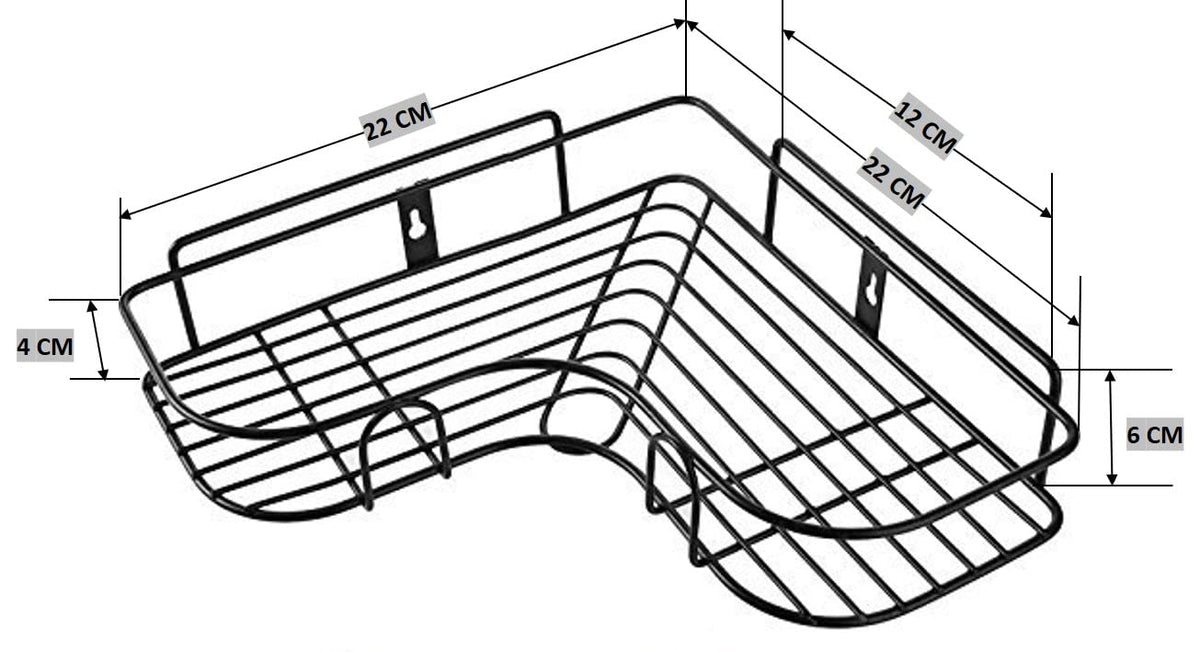 EckoShelf | Duschablage Ecke ohne Bohren