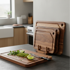 ForestBoard | Schneidebrett Holz Set aus Akazienholz