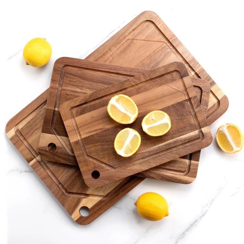 ForestBoard | Schneidebrett Holz Set aus Akazienholz