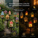 Lumira Gartenhäuschen | Solar Pilzhaus Lichterkette