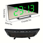 MirrorClock | Digitaler LED Spiegel Wecker