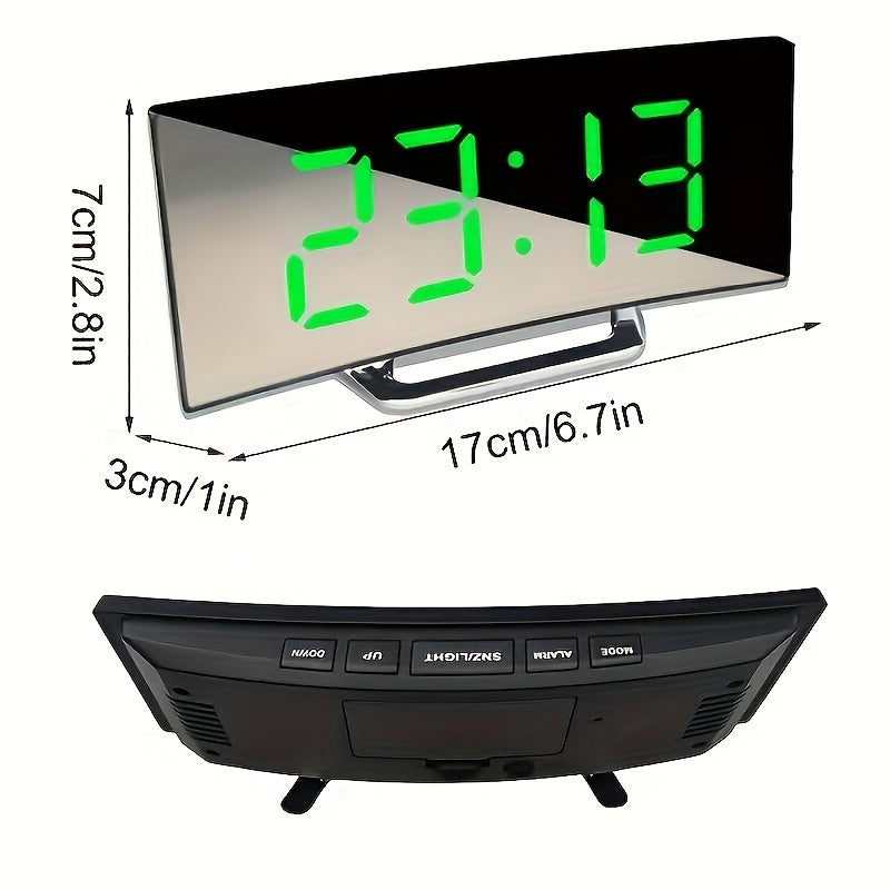 MirrorClock | Digitaler LED Spiegel Wecker