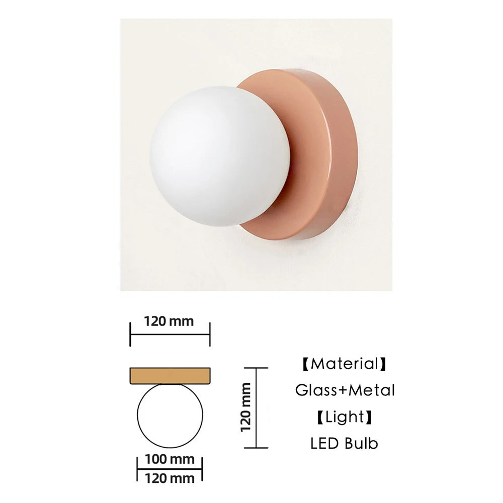 NeroLight | Wandlampe Innen mit Glasschirm