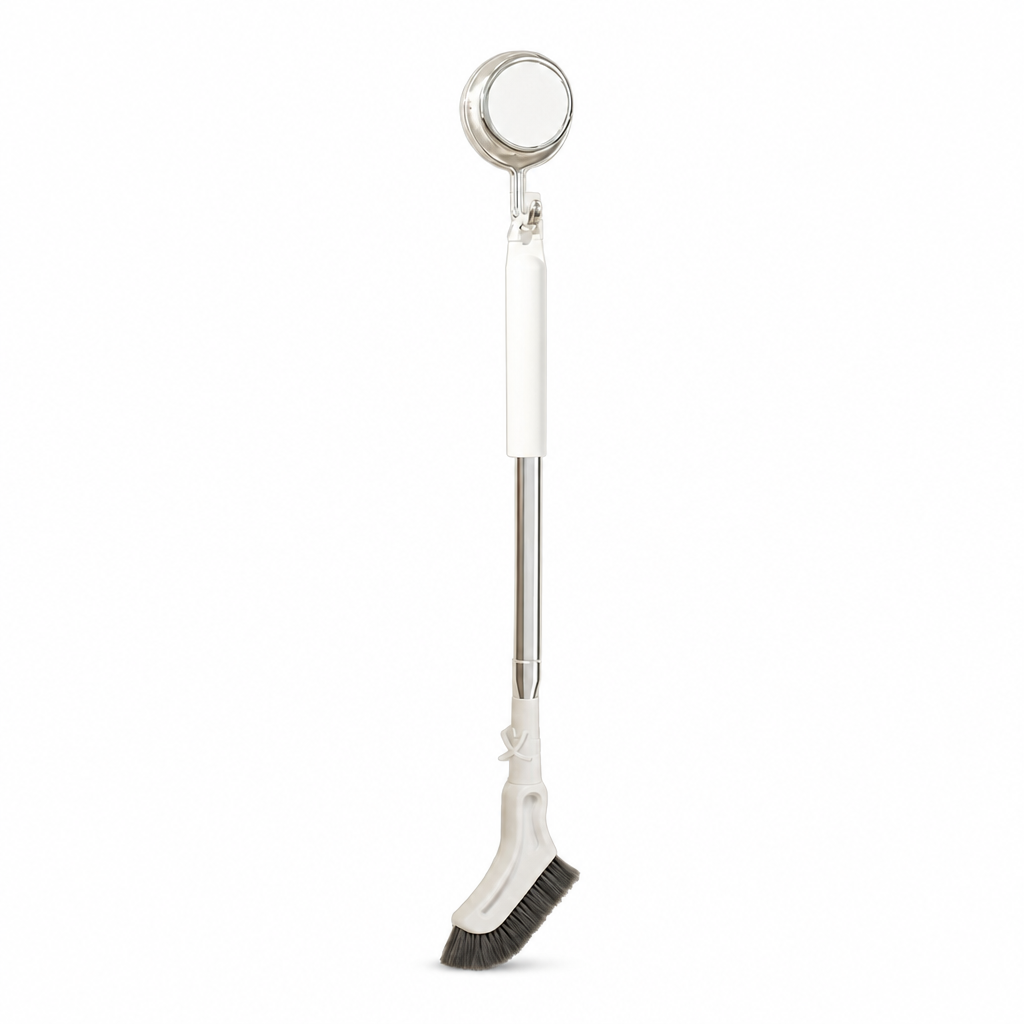 Brosse de nettoyage de sol multifonctionnelle à manche long extensible
