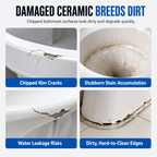 White Toilet Porcelain Repair Cream
