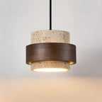 TravertinLux | Pendelleuchte Holz