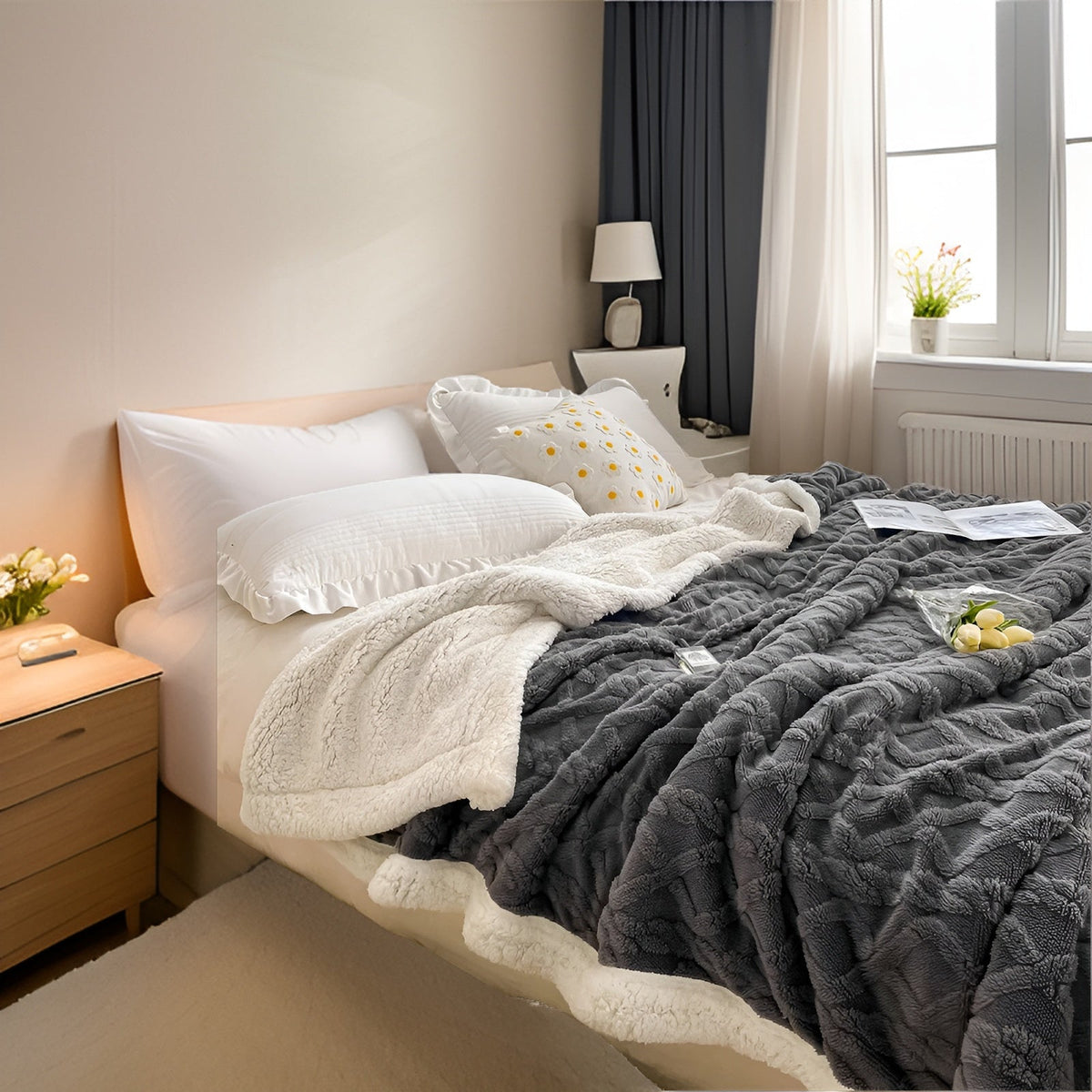 WarmHaven | Fleecedecke Zweiseitig
